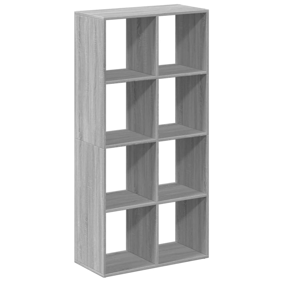 Kamerscherm / boekenkast 69,5x29x137,5 cm hout grijs sonoma eik
