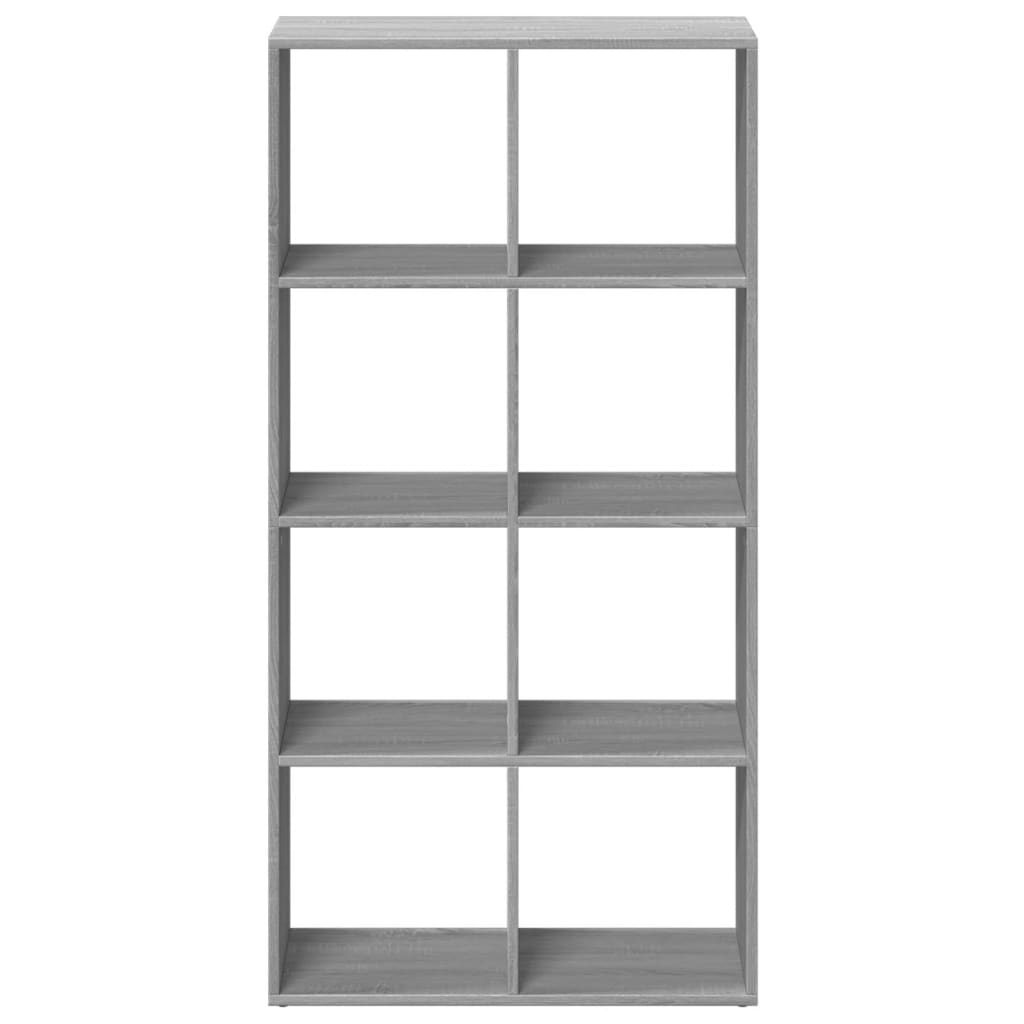 Kamerscherm / boekenkast 69,5x29x137,5 cm hout grijs sonoma eik