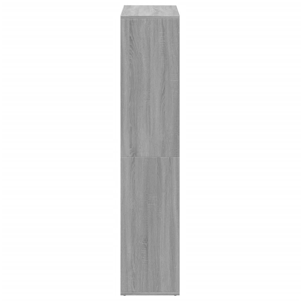 Kamerscherm / boekenkast 69,5x29x137,5 cm hout grijs sonoma eik