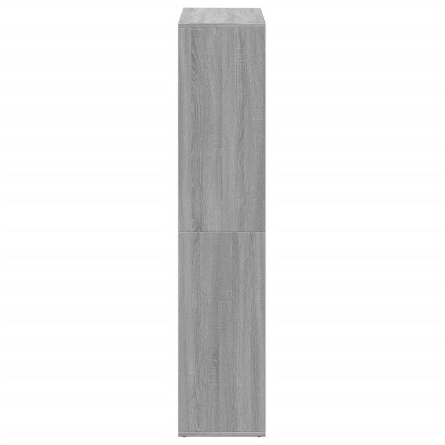 Kamerscherm / boekenkast 69,5x29x137,5 cm hout grijs sonoma eik