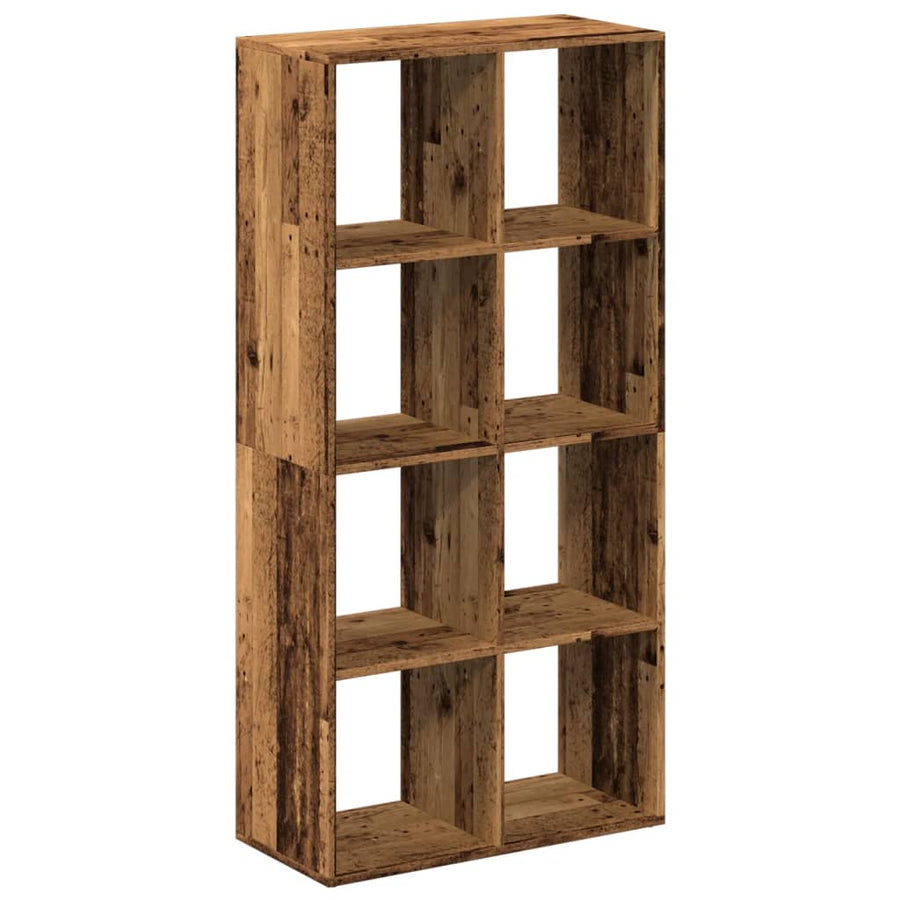 Kamerscherm / boekenkast 69,5x29x137,5 cm hout oud houtkleur