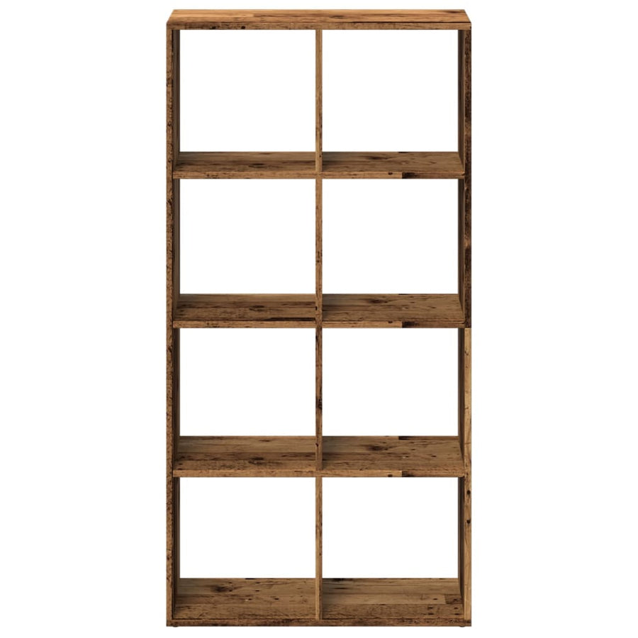 Kamerscherm / boekenkast 69,5x29x137,5 cm hout oud houtkleur