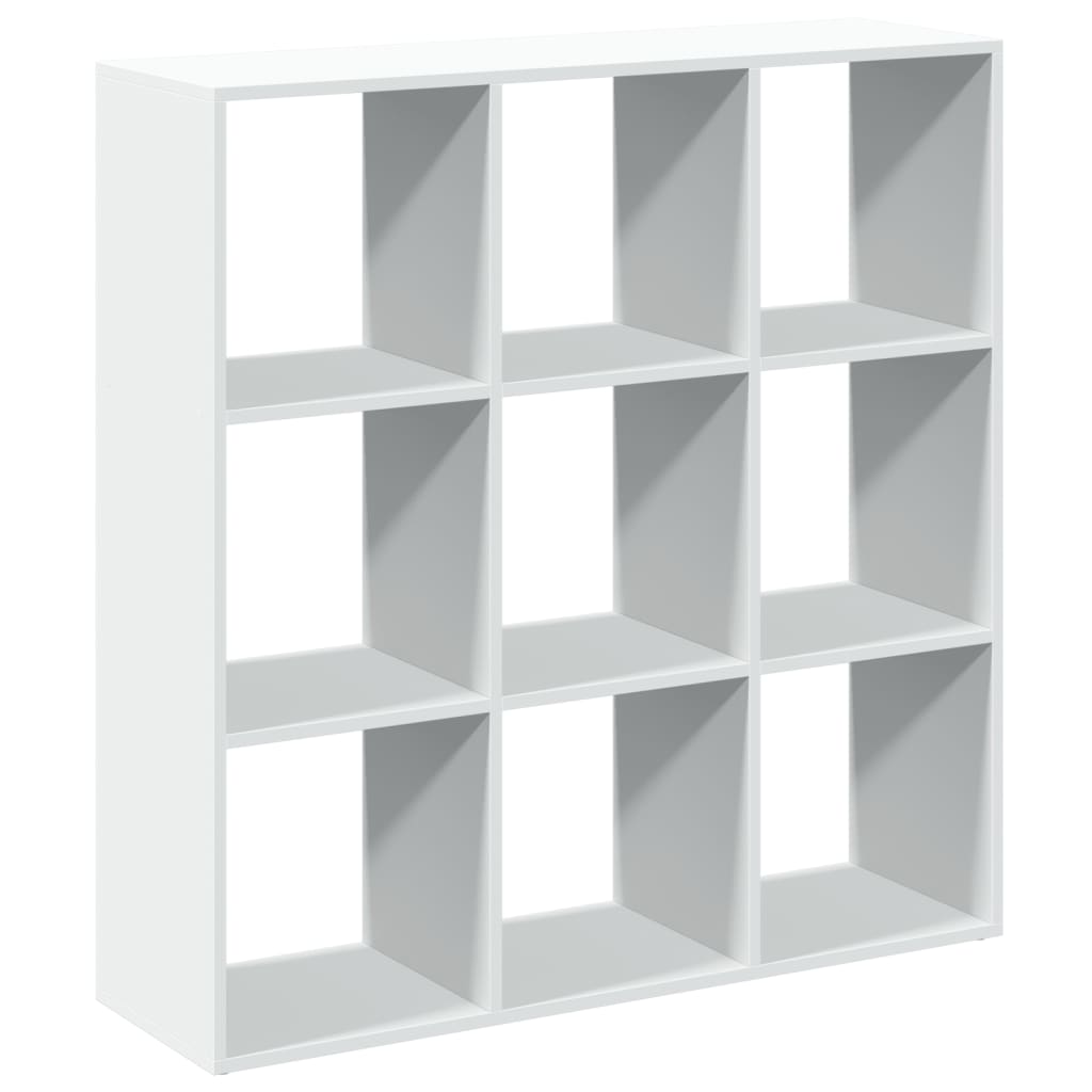 Kamerscherm / Boekenkast 102X29X103,5 Cm Bewerkt Hout Wit 102 cm