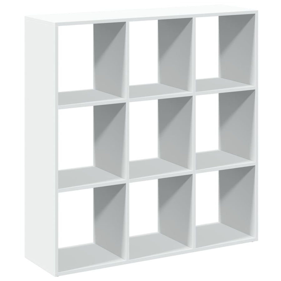 Kamerscherm / Boekenkast 102X29X103,5 Cm Bewerkt Hout Wit 102 cm