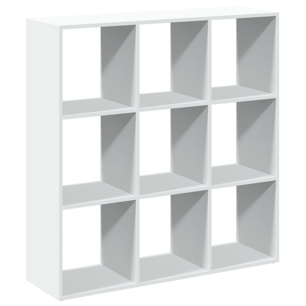 Kamerscherm / Boekenkast 102X29X103,5 Cm Bewerkt Hout Wit 102 cm