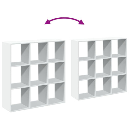 Kamerscherm / Boekenkast 102X29X103,5 Cm Bewerkt Hout Wit 102 cm