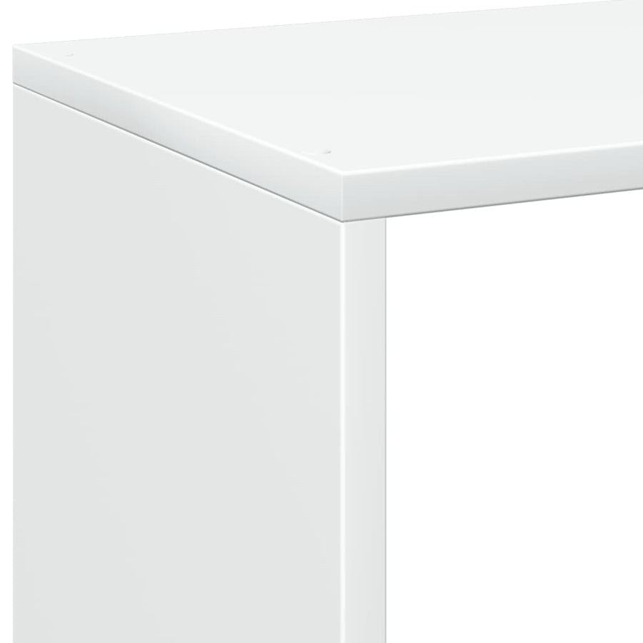 Kamerscherm / Boekenkast 102X29X103,5 Cm Bewerkt Hout Wit 102 cm