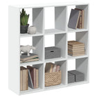 Boekenkast kamerscherm 102x29x103.5 cm bewerkt hout wit
