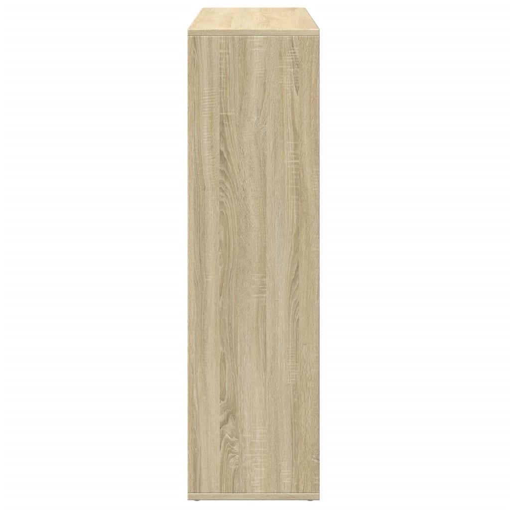 Kamerscherm / Boekenkast 102X29X103,5 Cm Hout Sonoma Eikenkleur Artisanaal Eikenkleurig