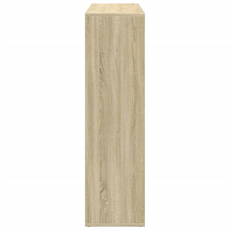 Kamerscherm / Boekenkast 102X29X103,5 Cm Hout Sonoma Eikenkleur Artisanaal Eikenkleurig