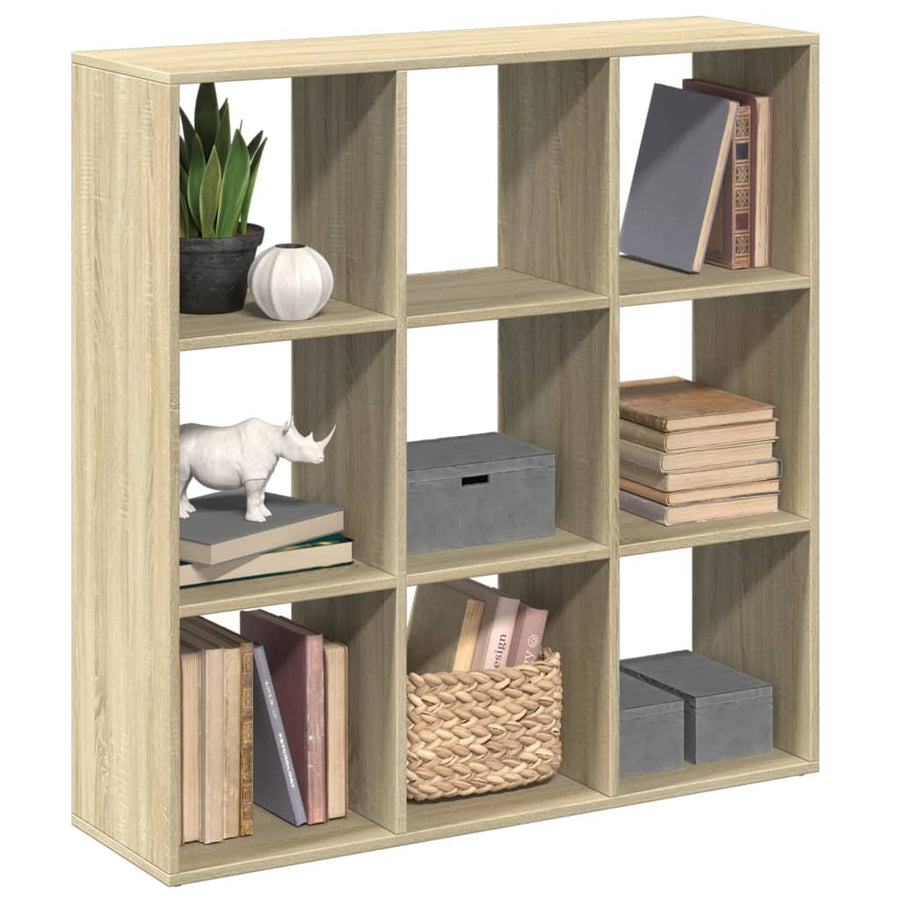 Kamerscherm / Boekenkast 102X29X103,5 Cm Hout Sonoma Eikenkleur Artisanaal Eikenkleurig