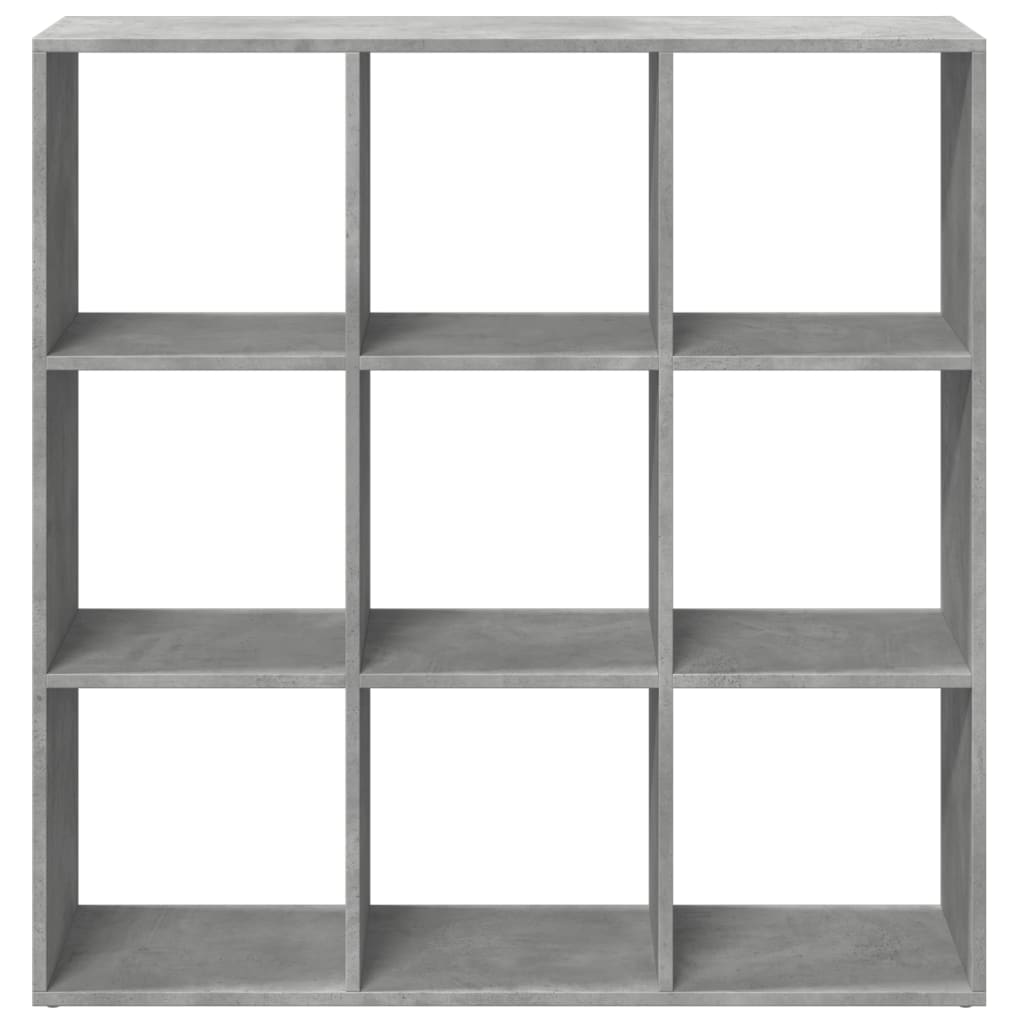 Kamerscherm / Boekenkast 102X29X103,5 Cm Hout Betongrijs 102 cm
