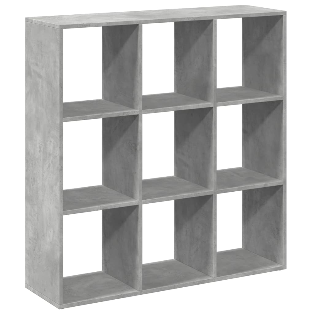 Kamerscherm / Boekenkast 102X29X103,5 Cm Hout Betongrijs 102 cm