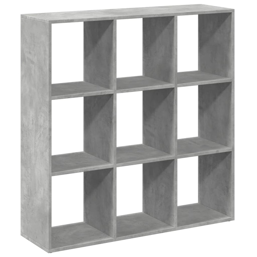 Kamerscherm / Boekenkast 102X29X103,5 Cm Hout Betongrijs 102 cm