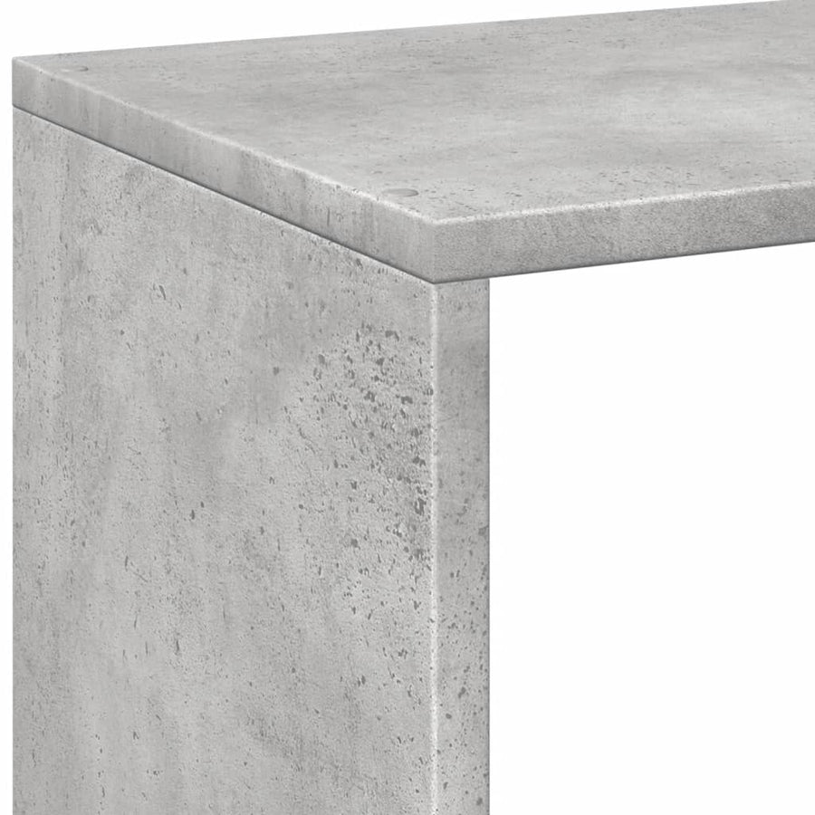 Kamerscherm / Boekenkast 102X29X103,5 Cm Hout Betongrijs 102 cm