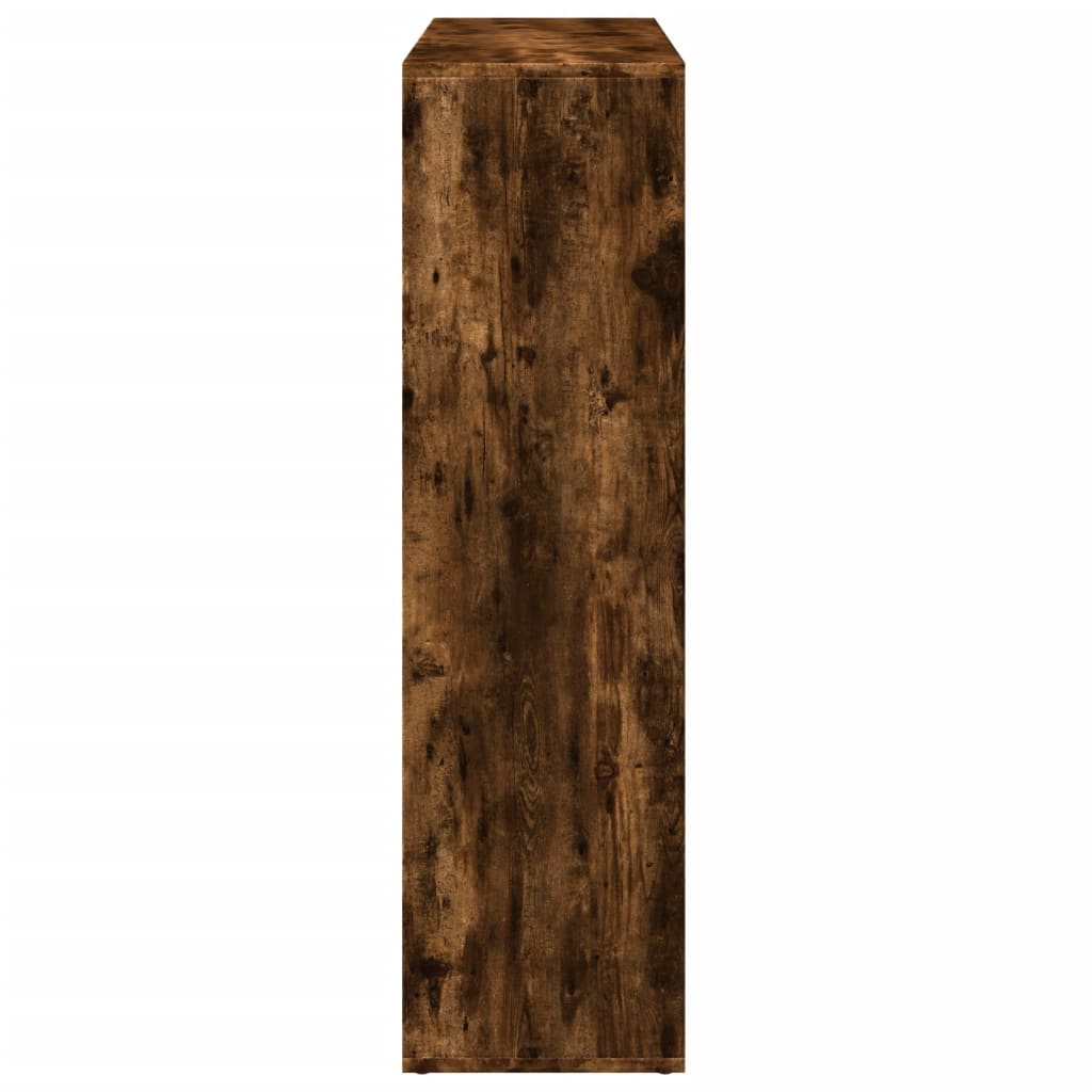 Kamerscherm / Boekenkast 102X29X103,5 Cm Hout Gerookt Eiken 102 cm