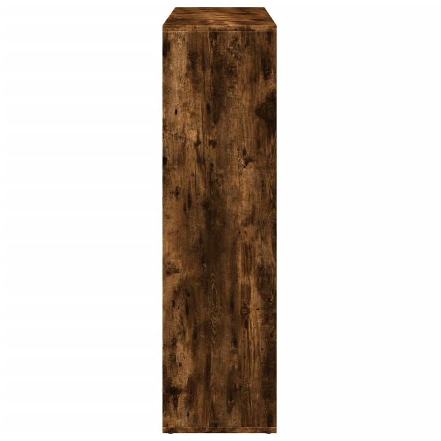 Kamerscherm / Boekenkast 102X29X103,5 Cm Hout Gerookt Eiken 102 cm