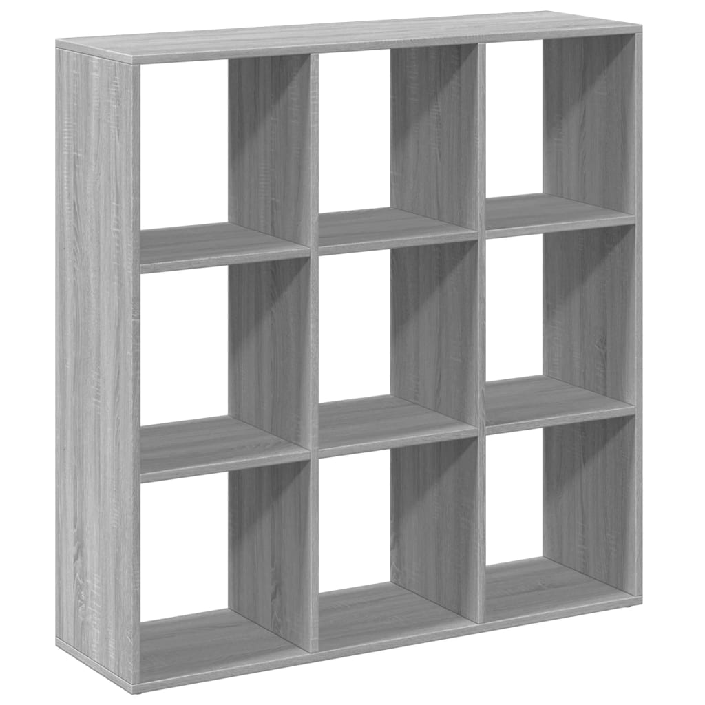 Kamerscherm / boekenkast 102x29x103,5 cm hout grijs sonoma