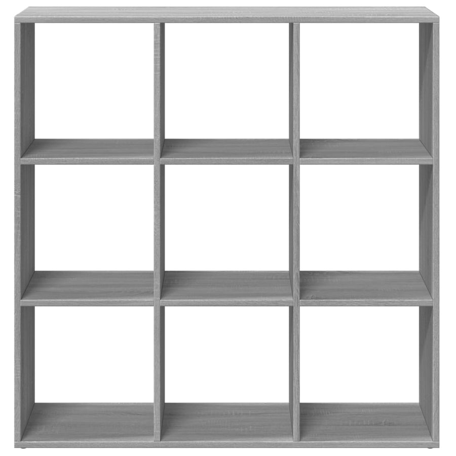 Kamerscherm / boekenkast 102x29x103,5 cm hout grijs sonoma