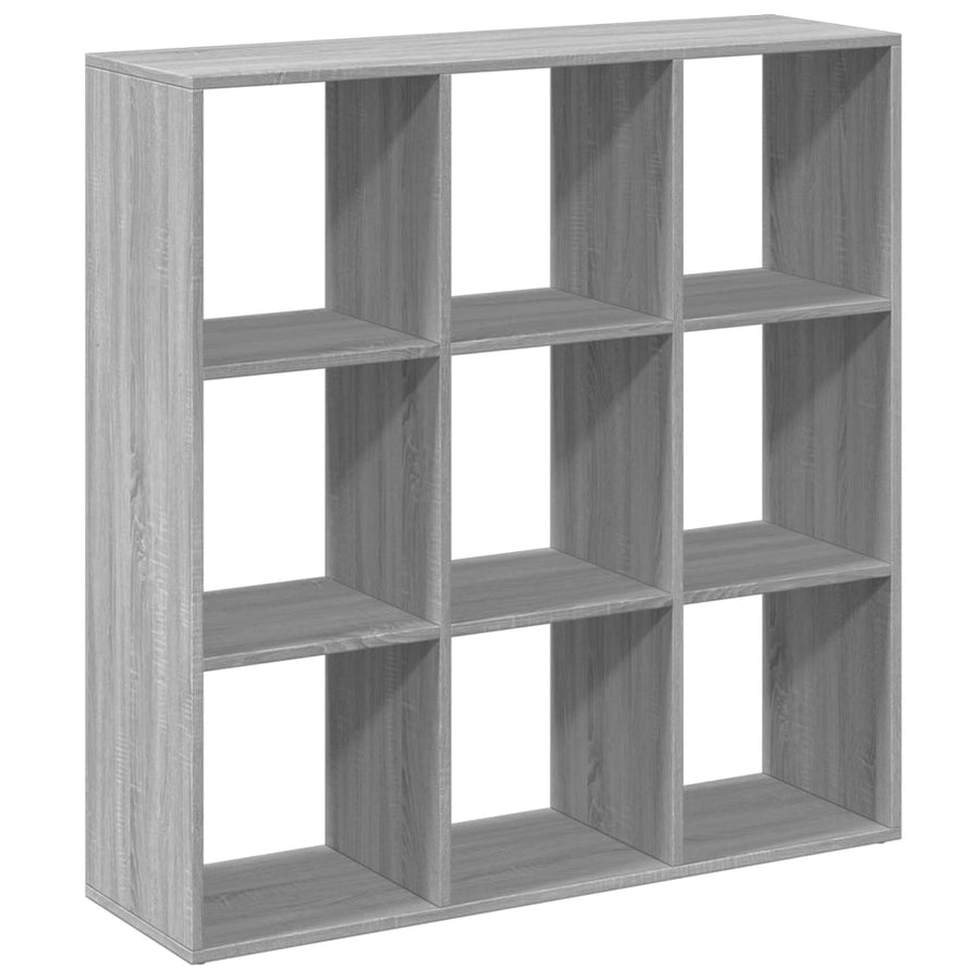 Kamerscherm / boekenkast 102x29x103,5 cm hout grijs sonoma