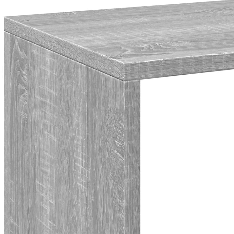 Kamerscherm / boekenkast 102x29x103,5 cm hout grijs sonoma