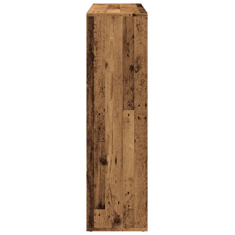 Kamerscherm / Boekenkast 102X29X103,5 Cm Hout Kleurig Oud Hout 102 cm