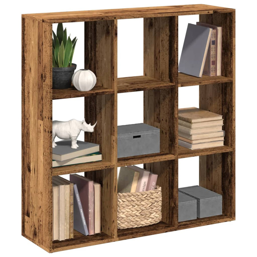 Kamerscherm / Boekenkast 102X29X103,5 Cm Hout Kleurig Oud Hout 102 cm