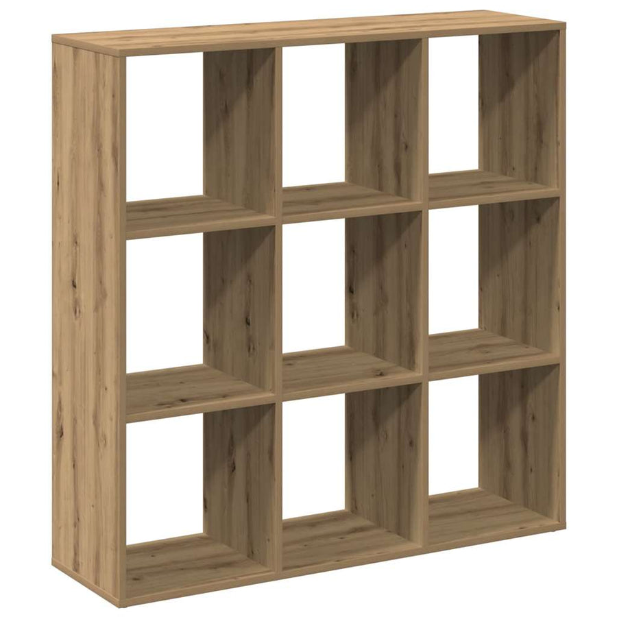 Kamerscherm / Boekenkast 102X29X103,5 Cm Hout Artisanaal Eiken Artisanaal Eikenkleurig 102 cm
