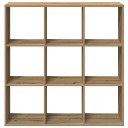 Kamerscherm / Boekenkast 102X29X103,5 Cm Hout Artisanaal Eiken Artisanaal Eikenkleurig 102 cm