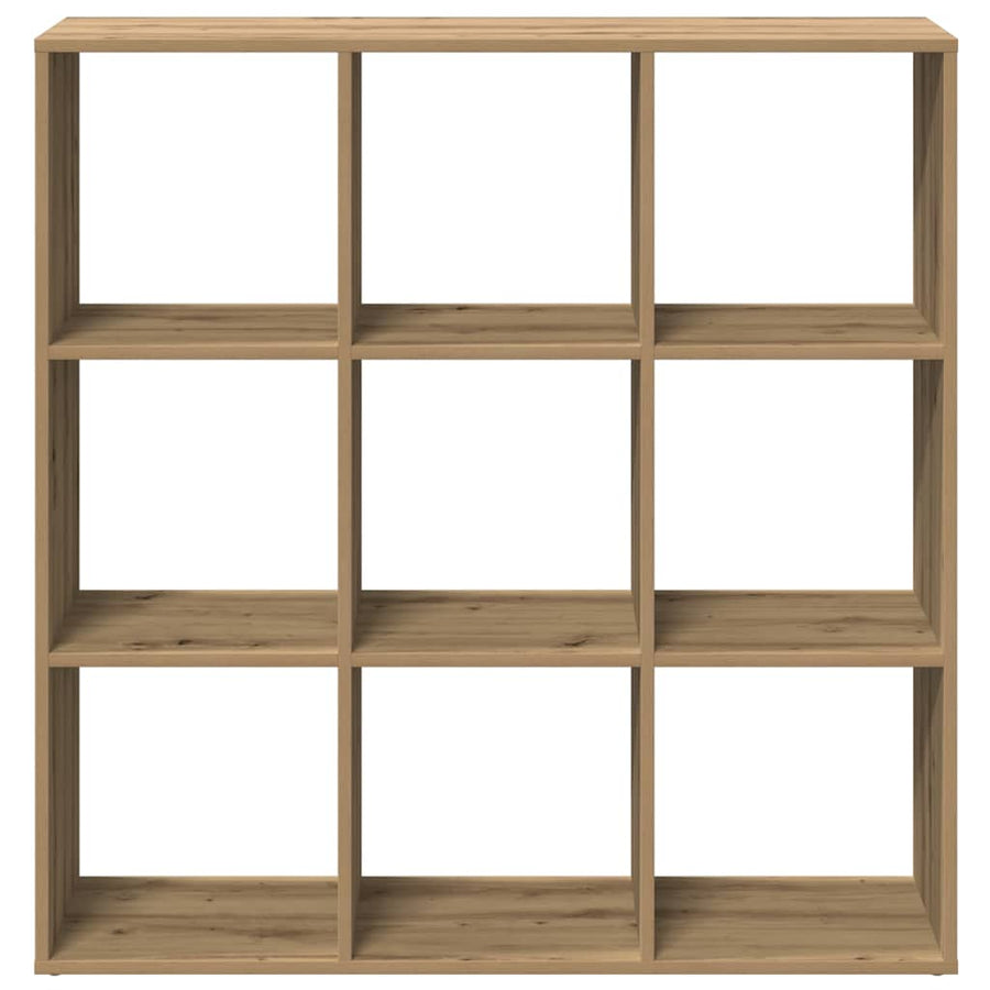 Kamerscherm / Boekenkast 102X29X103,5 Cm Hout Artisanaal Eiken Artisanaal Eikenkleurig 102 cm