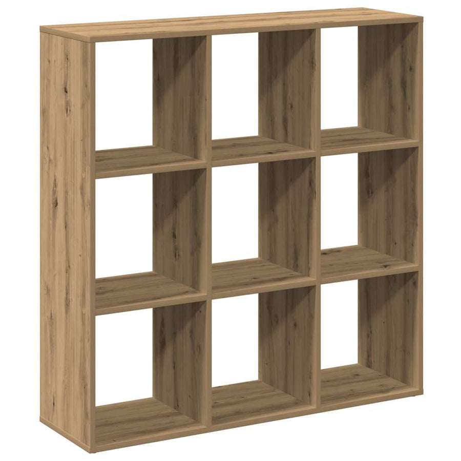 Kamerscherm / Boekenkast 102X29X103,5 Cm Hout Artisanaal Eiken Artisanaal Eikenkleurig 102 cm