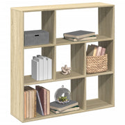 Boekenkast kamerscherm 102x29x103,5 cm hout sonoma eiken