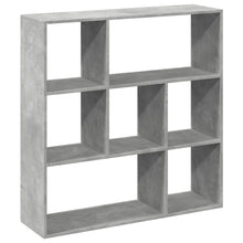Kamerscherm / boekenkast 102x29x103,5 cm hout betongrijs