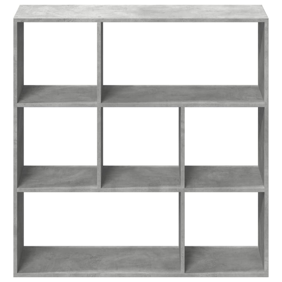 Kamerscherm / boekenkast 102x29x103,5 cm hout betongrijs
