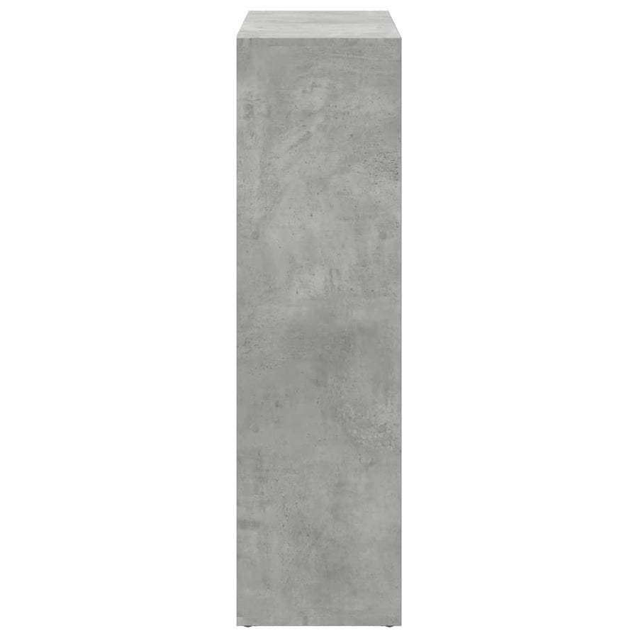 Kamerscherm / boekenkast 102x29x103,5 cm hout betongrijs