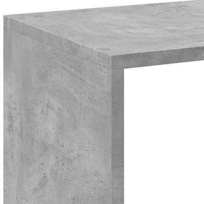 Kamerscherm / boekenkast 102x29x103,5 cm hout betongrijs