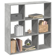 Boekenkast kamerscherm 102x29x103,5 cm betongrijs