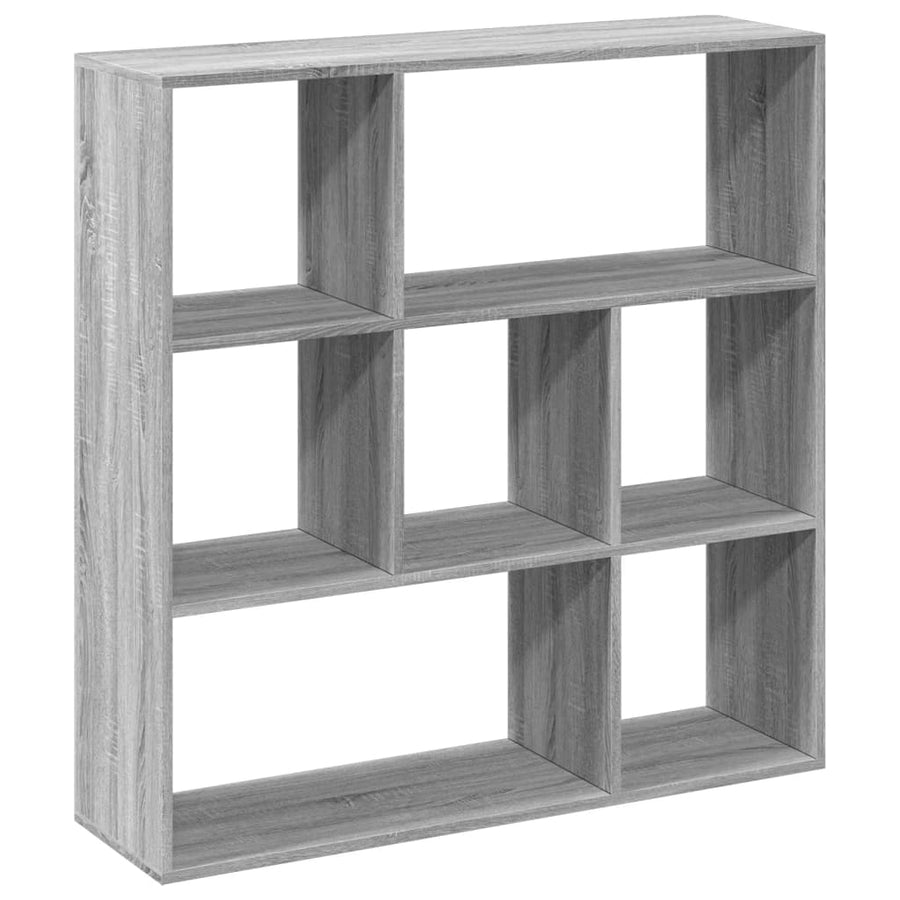Kamerscherm / boekenkast 102x29x103,5 cm hout grijs sonoma