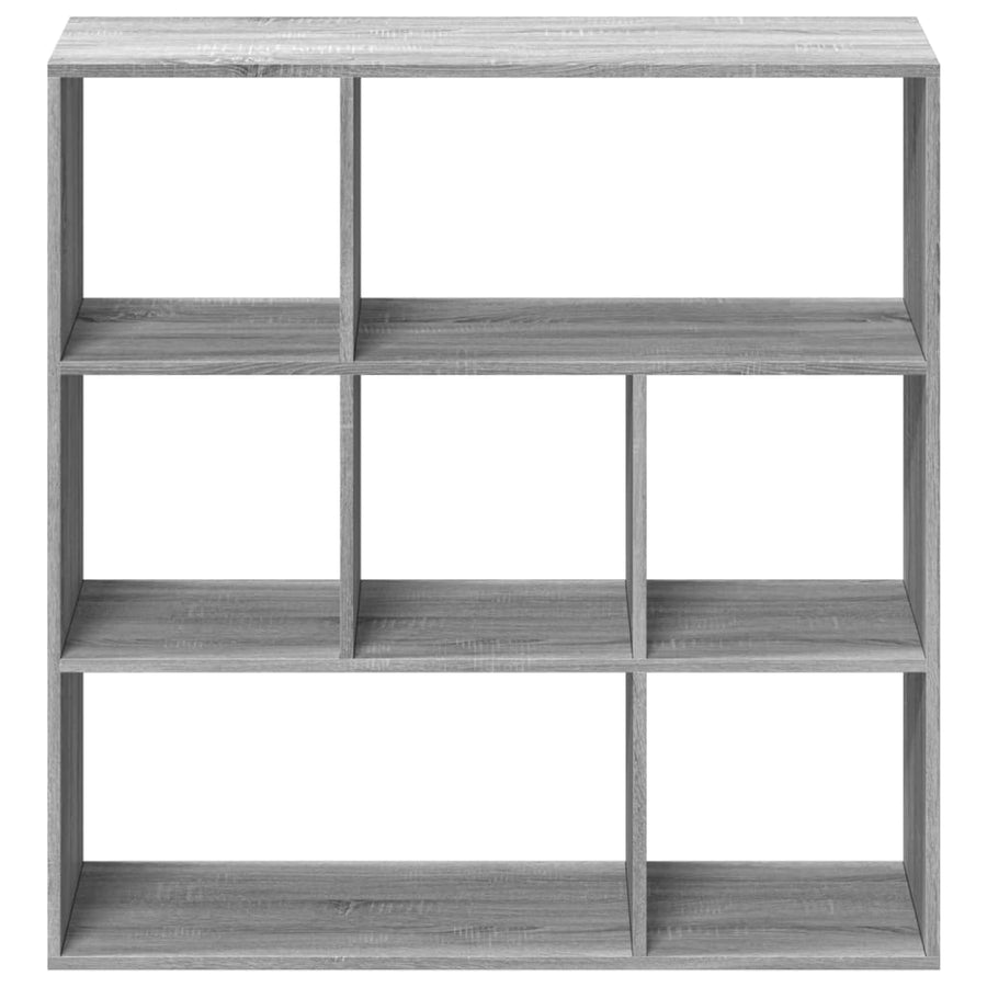 Kamerscherm / boekenkast 102x29x103,5 cm hout grijs sonoma