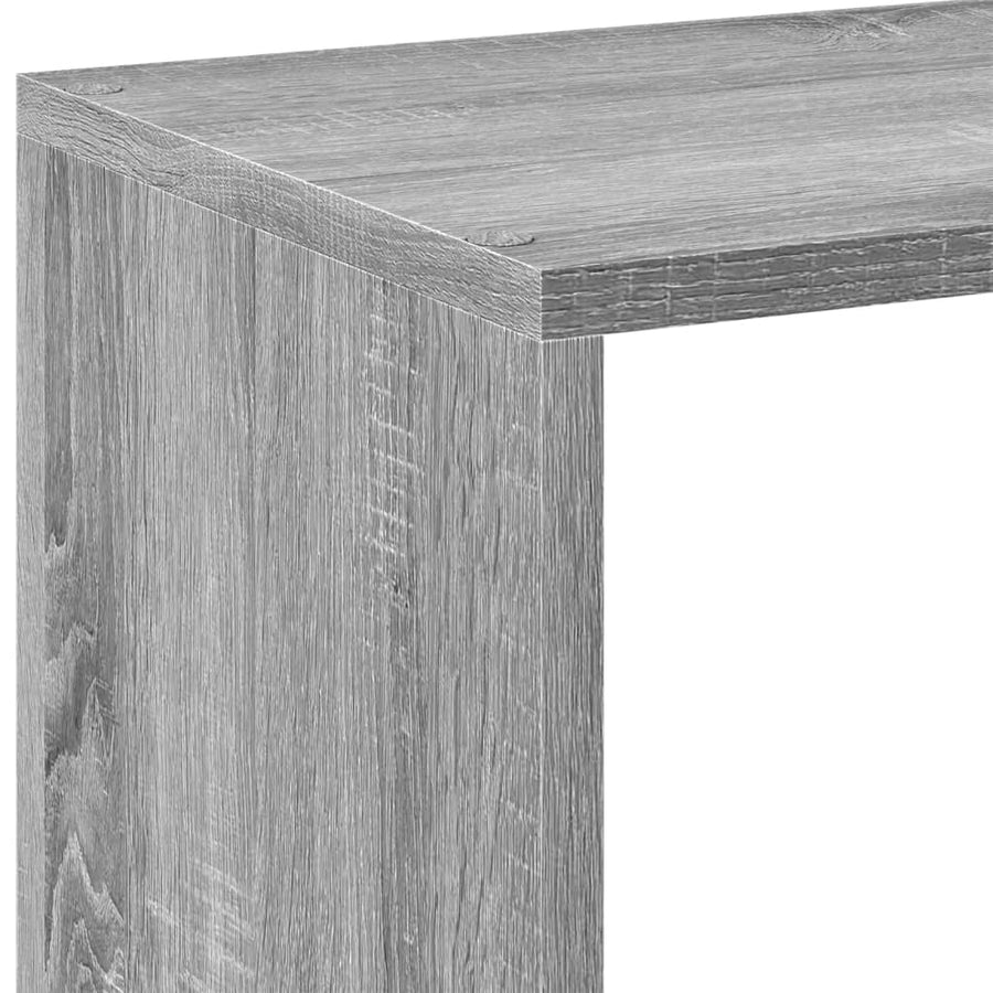 Kamerscherm / boekenkast 102x29x103,5 cm hout grijs sonoma
