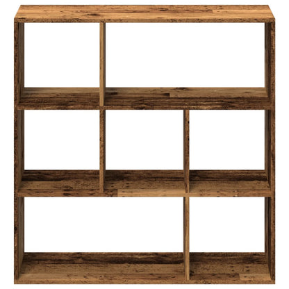 Kamerscherm / Boekenkast 102X29X103,5 Cm Hout Kleurig Oud Hout 102 cm