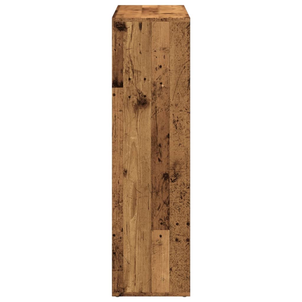 Kamerscherm / Boekenkast 102X29X103,5 Cm Hout Kleurig Oud Hout 102 cm