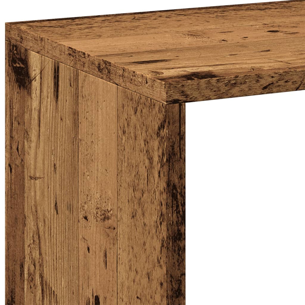 Kamerscherm / Boekenkast 102X29X103,5 Cm Hout Kleurig Oud Hout 102 cm