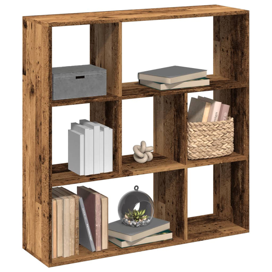 Kamerscherm / Boekenkast 102X29X103,5 Cm Hout Kleurig Oud Hout 102 cm