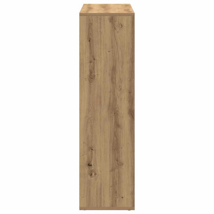 Kamerscherm / Boekenkast 102X29X103,5 Cm Hout Artisanaal Eiken Artisanaal Eikenkleurig 102 cm