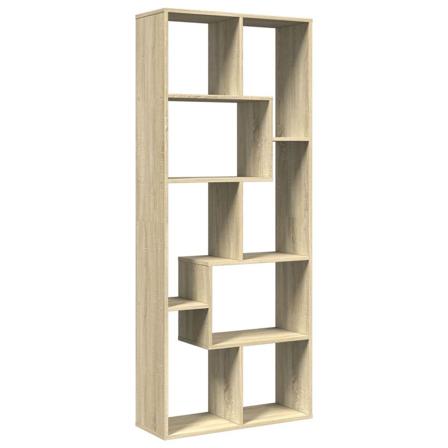 Kamerscherm / boekenkast 67x25x161,5 cm hout sonoma eikenkleur