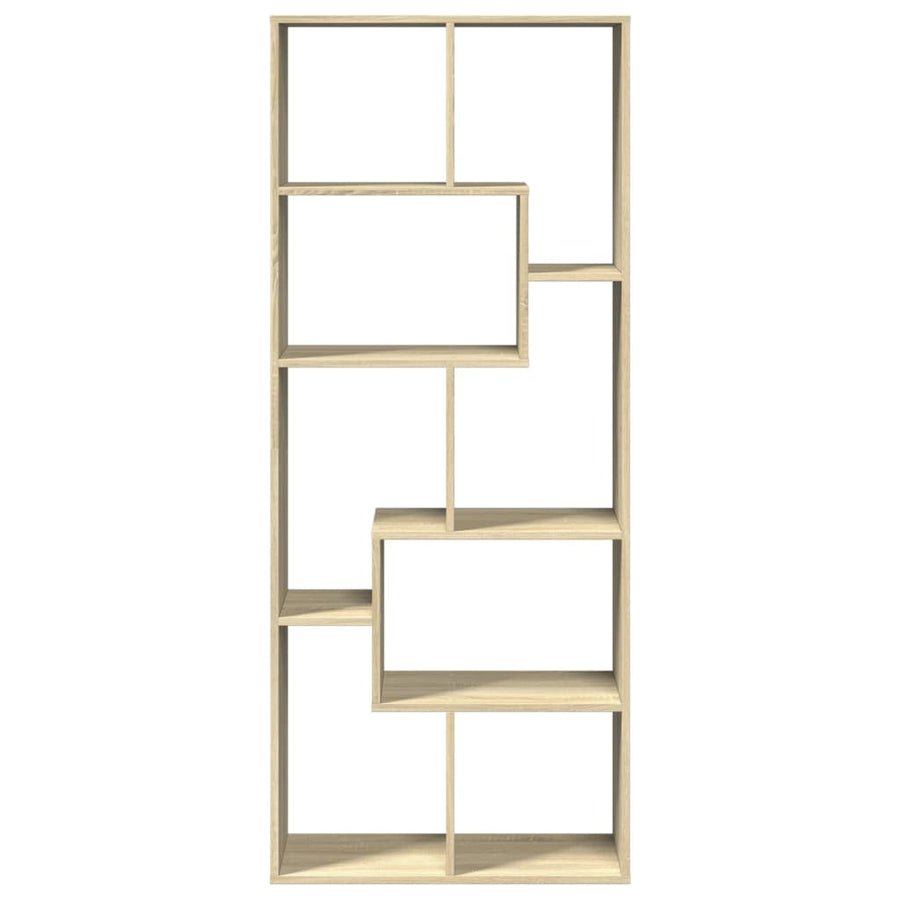 Kamerscherm / boekenkast 67x25x161,5 cm hout sonoma eikenkleur