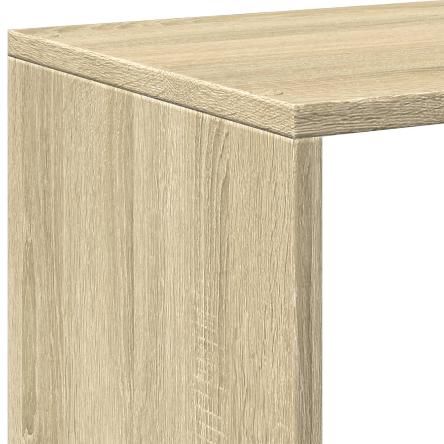 Kamerscherm / boekenkast 67x25x161,5 cm hout sonoma eikenkleur