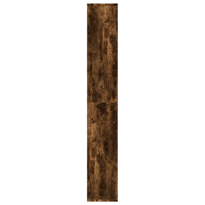 Kamerscherm / boekenkast 67x25x161,5 cm hout gerookt eiken