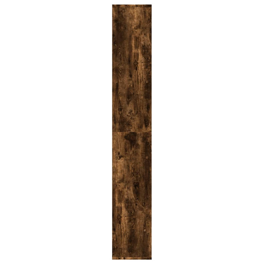 Kamerscherm / boekenkast 67x25x161,5 cm hout gerookt eiken